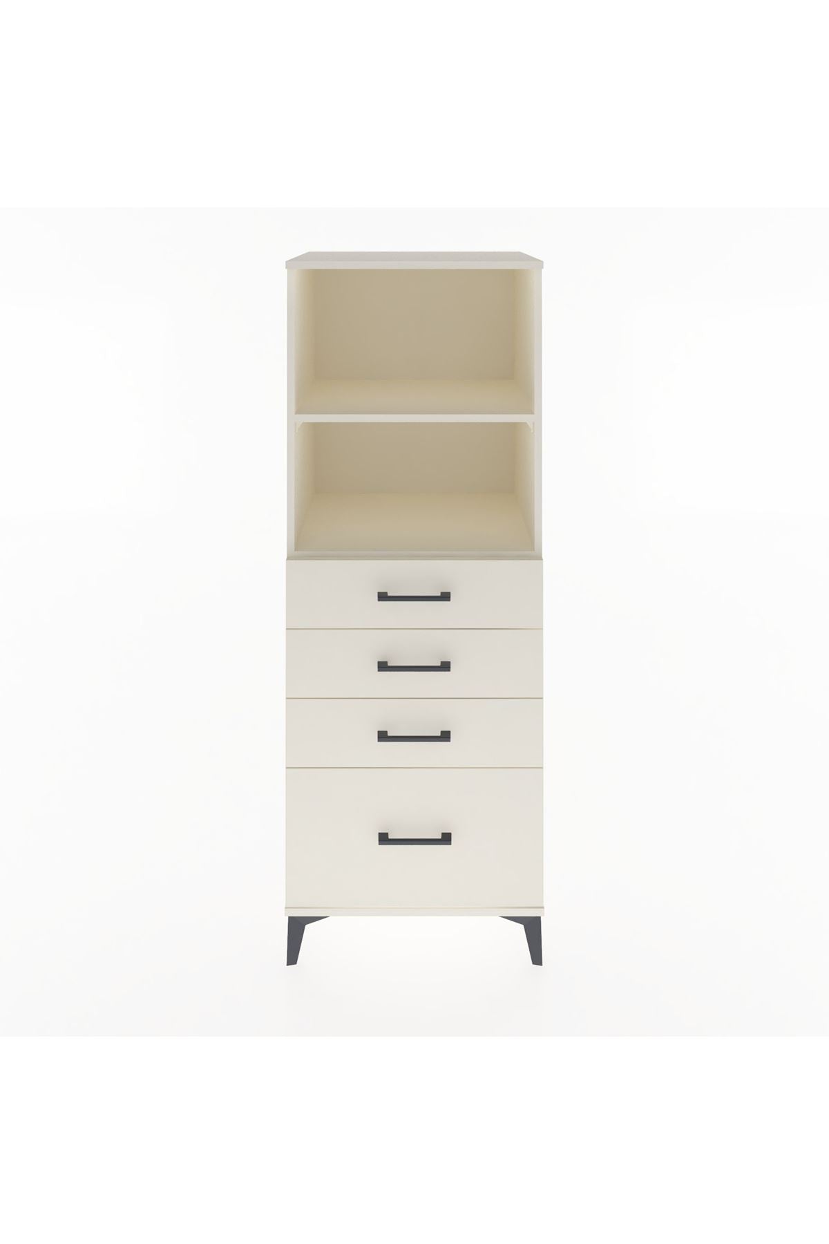 Hyperion Dolap 2 Raflı 4 Çekmeceli 60x44x163 - S53M006V1B