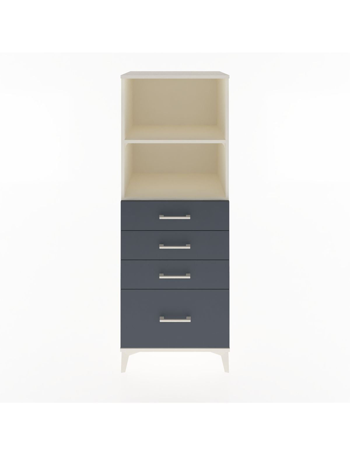 Hyperion Dolap 2 Raflı 4 Çekmeceli 60x44x163 - S53M006V2B