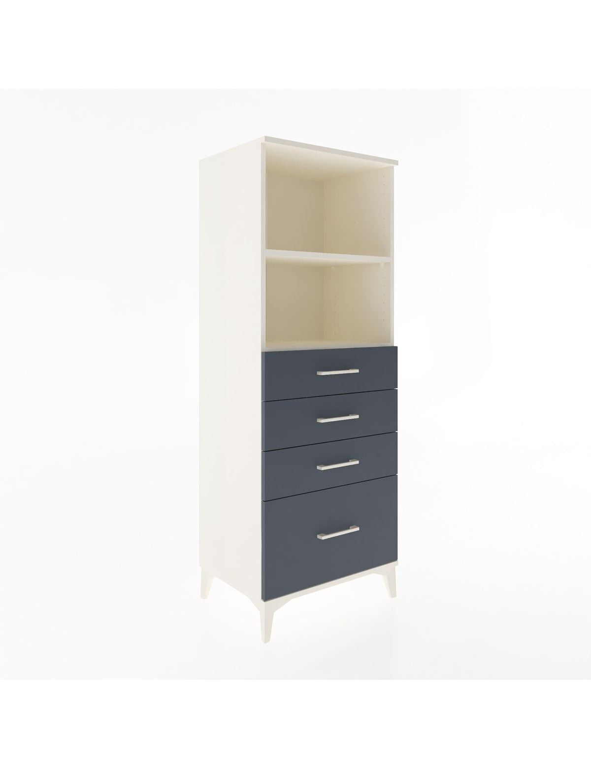 Hyperion Dolap 2 Raflı 4 Çekmeceli 60x44x163 - S53M006V2B