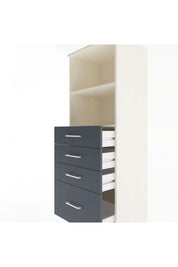 Hyperion Dolap 2 Raflı 4 Çekmeceli 60x44x163 - S53M006V2B