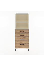 Hyperion Dolap 2 Raflı 4 Çekmeceli 60x44x163 - S53M006V3B