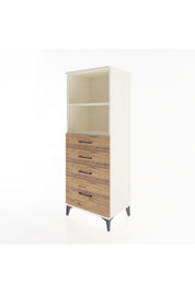 Hyperion Dolap 2 Raflı 4 Çekmeceli 60x44x163 - S53M006V3B