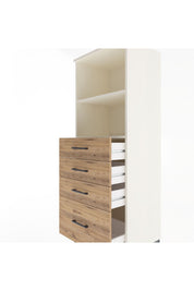 Hyperion Dolap 2 Raflı 4 Çekmeceli 60x44x163 - S53M006V3B