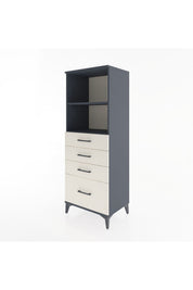 Hyperion Dolap 2 Raflı 4 Çekmeceli 60x44x163 - S53M006V4B