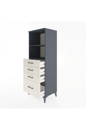 Hyperion Dolap 2 Raflı 4 Çekmeceli 60x44x163 - S53M006V4B