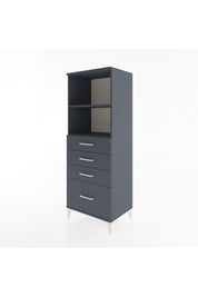 Hyperion Dolap 2 Raflı 4 Çekmeceli 60x44x163 - S53M006V5B