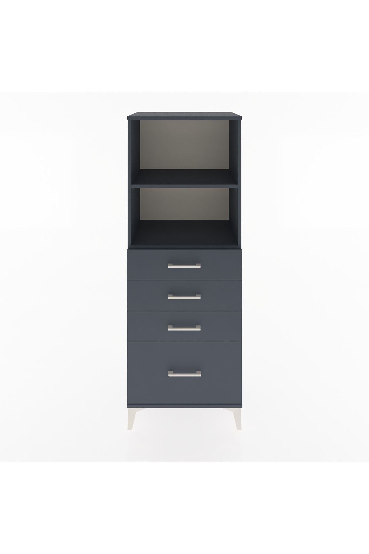 Hyperion Dolap 2 Raflı 4 Çekmeceli 60x44x163 - S53M006V5B