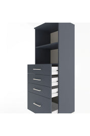 Hyperion Dolap 2 Raflı 4 Çekmeceli 60x44x163 - S53M006V5B