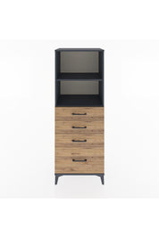 Hyperion Dolap 2 Raflı 4 Çekmeceli 60x44x163 - S53M006V6B