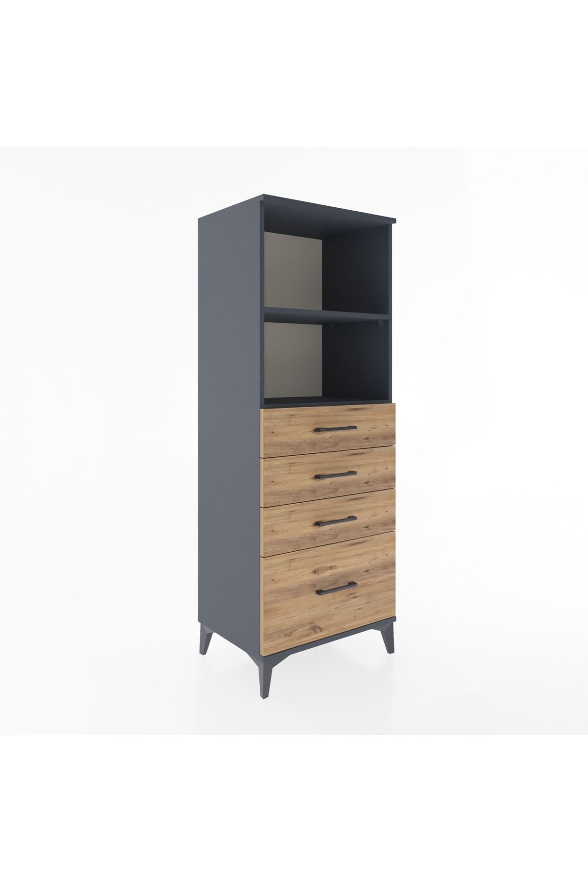Hyperion Dolap 2 Raflı 4 Çekmeceli 60x44x163 - S53M006V6B