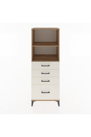 Hyperion Dolap 2 Raflı 4 Çekmeceli 60x44x163 - S53M006V7B