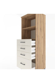 Hyperion Dolap 2 Raflı 4 Çekmeceli 60x44x163 - S53M006V7B