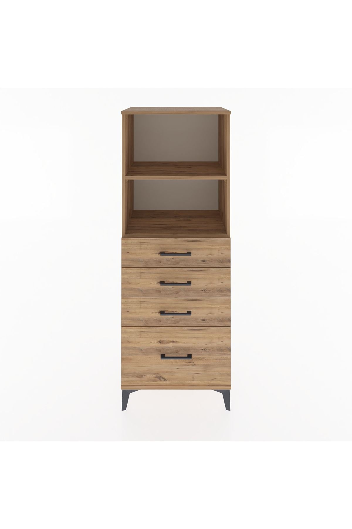 Hyperion Dolap 2 Raflı 4 Çekmeceli 60x44x163 - S53M006V9B