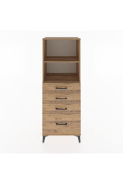 Hyperion Dolap 2 Raflı 4 Çekmeceli 60x44x163 - S53M006V9B