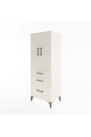 Hyperion Dolap 3 Raflı 3 Çekmeceli 2 Kapaklı 60x44x163 - S53M007V1B
