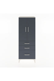 Hyperion Dolap 3 Raflı 3 Çekmeceli 2 Kapaklı 60x44x163 - S53M007V2B