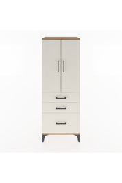 Hyperion Dolap 3 Raflı 3 Çekmeceli 2 Kapaklı 60x44x163 - S53M007V7B