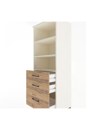 Hyperion Dolap 3 Raflı 3 Çekmeceli 60x44x163 - S53M008V3B