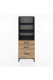 Hyperion Dolap 3 Raflı 3 Çekmeceli 60x44x163 - S53M008V6B