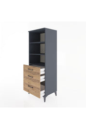 Hyperion Dolap 3 Raflı 3 Çekmeceli 60x44x163 - S53M008V6B