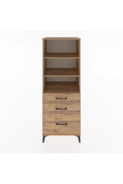 Hyperion Dolap 3 Raflı 3 Çekmeceli 60x44x163 - S53M008V9B