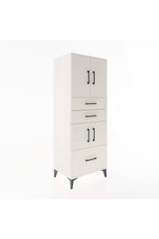 Hyperion Dolap 3 Raflı 3 Çekmeceli 4 Kapaklı 60x44x163 - S53M009V1B