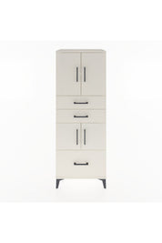 Hyperion Dolap 3 Raflı 3 Çekmeceli 4 Kapaklı 60x44x163 - S53M009V1B