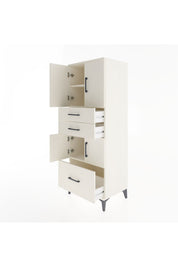 Hyperion Dolap 3 Raflı 3 Çekmeceli 4 Kapaklı 60x44x163 - S53M009V1B