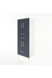 Hyperion Dolap 3 Raflı 3 Çekmeceli 4 Kapaklı 60x44x163 - S53M009V2B