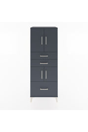 Hyperion Dolap 3 Raflı 3 Çekmeceli 4 Kapaklı 60x44x163 - S53M009V5B