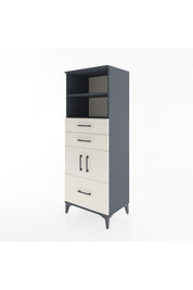 Hyperion Dolap 3 Raflı 3 Çekmeceli 2 Kapaklı 60x44x163 - S53M010V4B