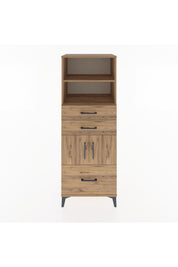 Hyperion Dolap 3 Raflı 3 Çekmeceli 2 Kapaklı 60x44x163 - S53M010V9B
