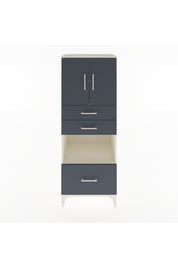 Hyperion Dolap 3 Raflı 3 Çekmeceli 2 Kapaklı 60x44x163 - S53M011V2B