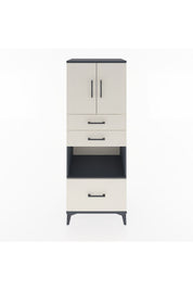 Hyperion Dolap 3 Raflı 3 Çekmeceli 2 Kapaklı 60x44x163 - S53M011V4B