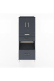 Hyperion Dolap 3 Raflı 3 Çekmeceli 2 Kapaklı 60x44x163 - S53M011V5B