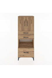 Hyperion Dolap 3 Raflı 3 Çekmeceli 2 Kapaklı 60x44x163 - S53M011V9B