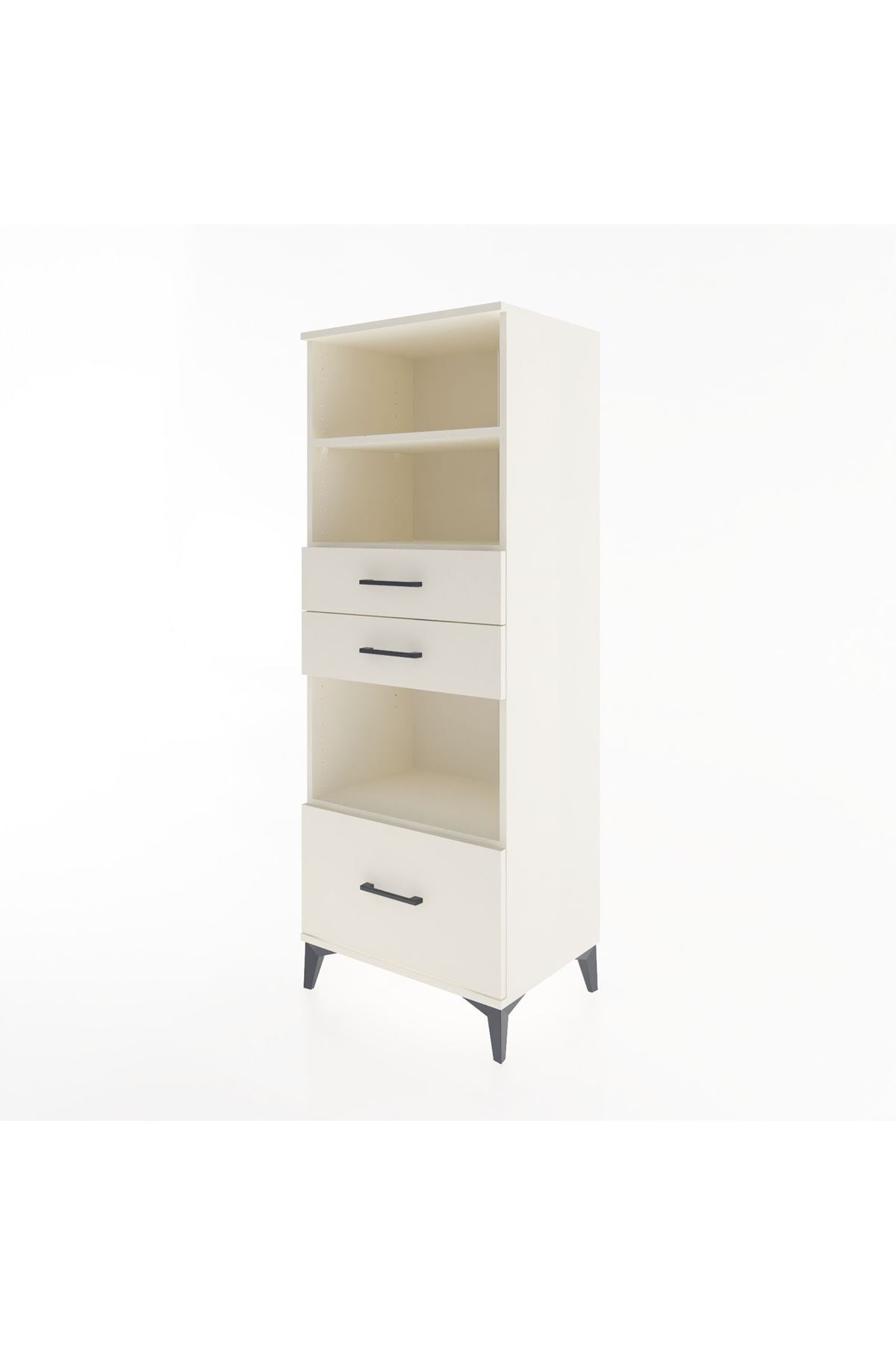 Hyperion Dolap 3 Raflı 3 Çekmeceli 60x44x163 - S53M012V1B