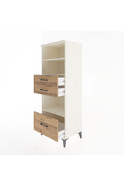Hyperion Dolap 3 Raflı 3 Çekmeceli 60x44x163 - S53M012V3B