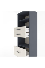 Hyperion Dolap 3 Raflı 3 Çekmeceli 60x44x163 - S53M012V4B