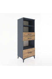 Hyperion Dolap 3 Raflı 3 Çekmeceli 60x44x163 - S53M012V6B