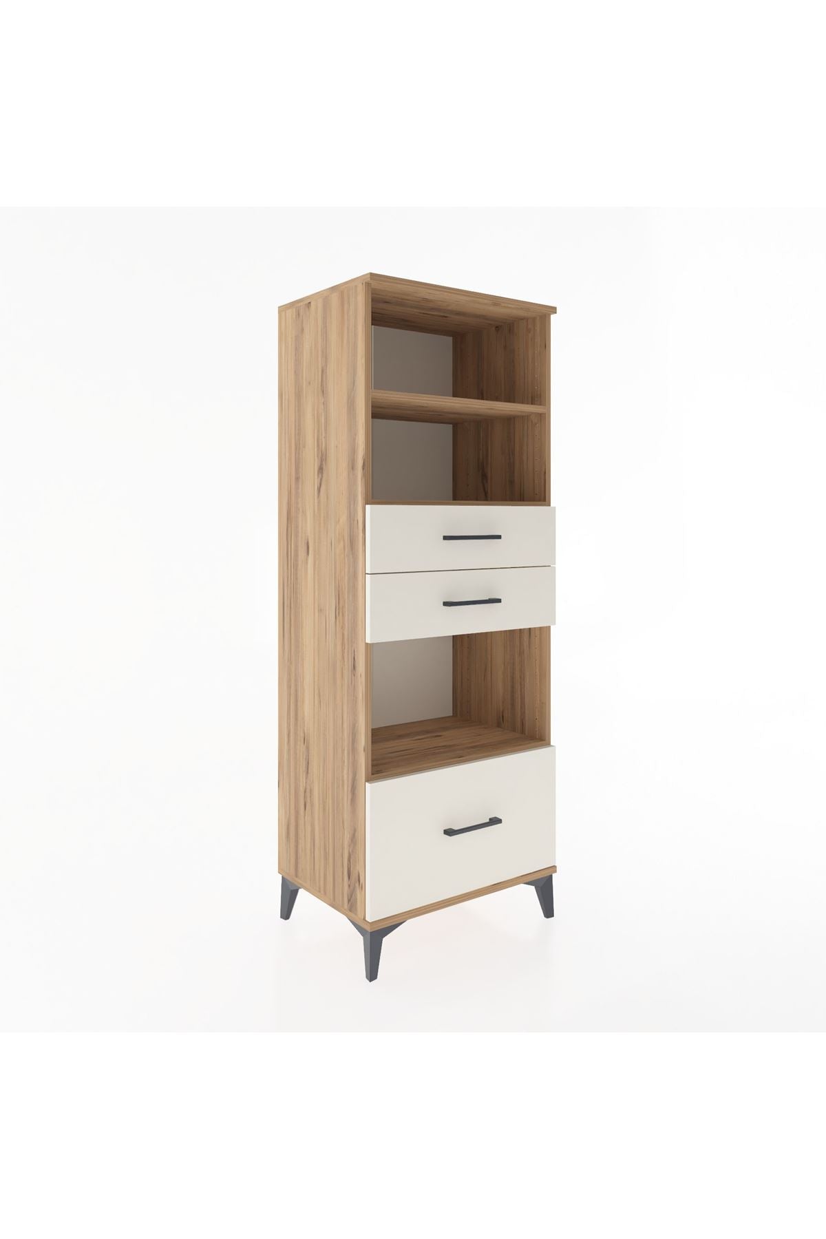 Hyperion Dolap 3 Raflı 3 Çekmeceli 60x44x163 - S53M012V7B