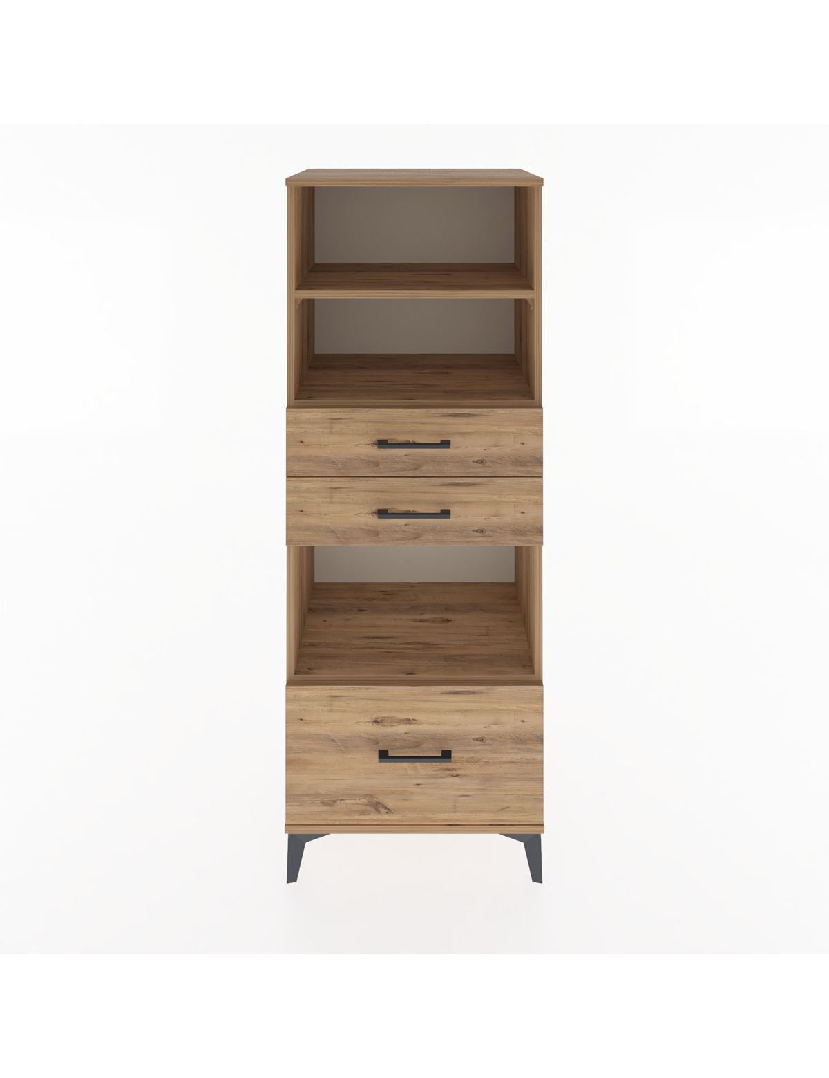 Hyperion Dolap 3 Raflı 3 Çekmeceli 60x44x163 - S53M012V9B