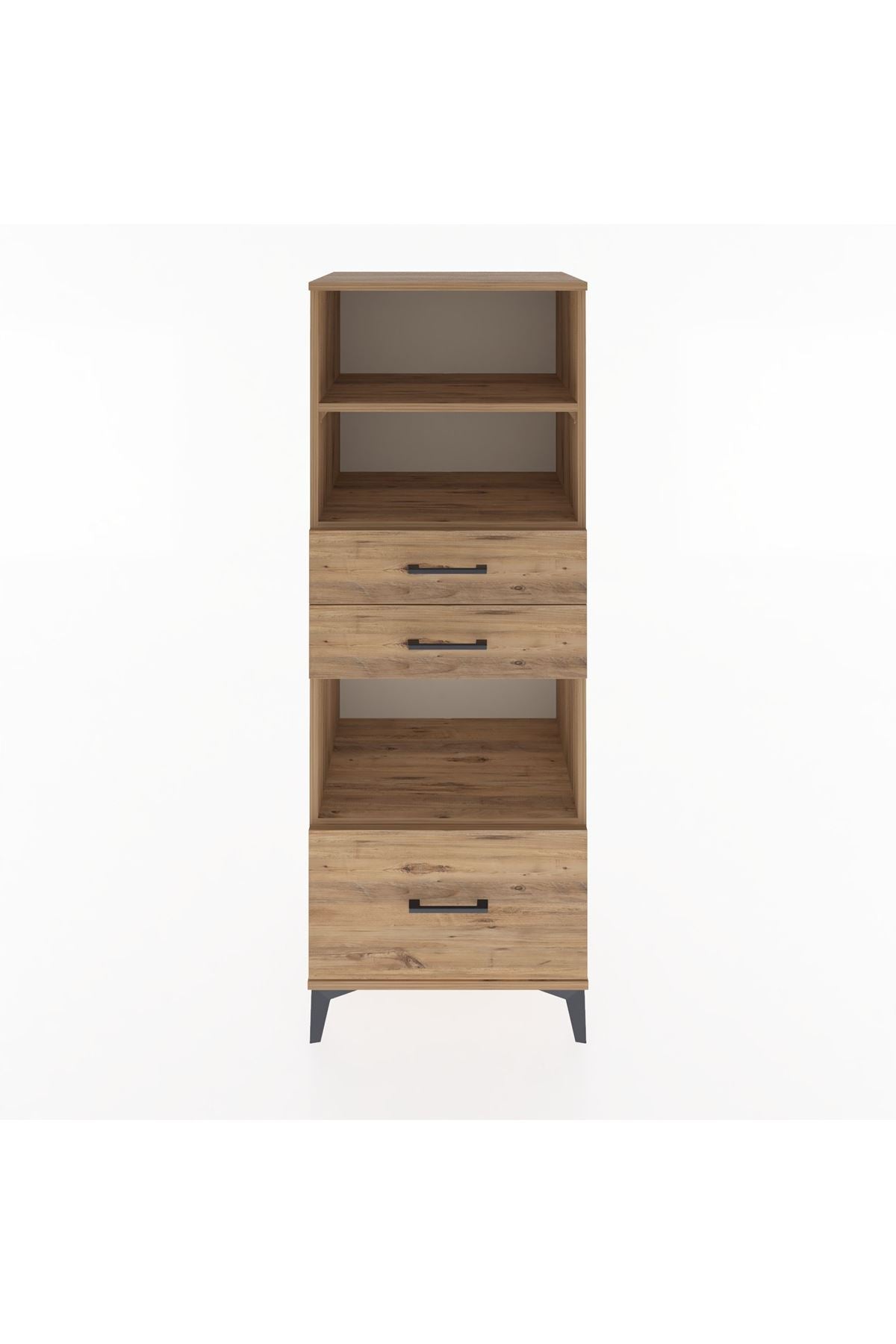 Hyperion Dolap 3 Raflı 3 Çekmeceli 60x44x163 - S53M012V9B