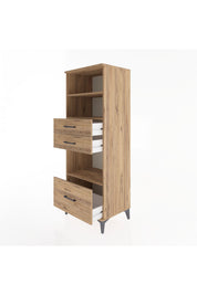 Hyperion Dolap 3 Raflı 3 Çekmeceli 60x44x163 - S53M012V9B