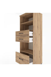 Hyperion Dolap 3 Raflı 3 Çekmeceli 60x44x163 - S53M012V9B