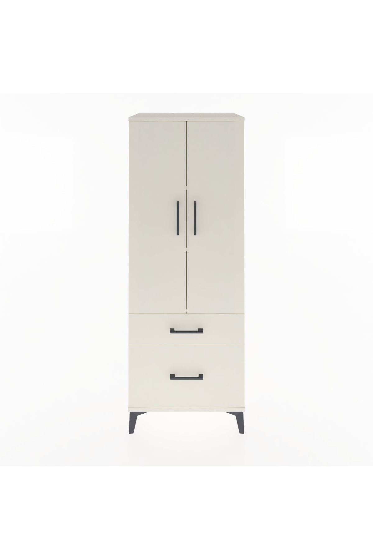 Hyperion Dolap 3 Raflı 2 Çekmeceli 2 Kapaklı 60x44x163 - S53M013V1B