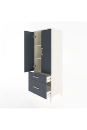 Hyperion Dolap 3 Raflı 2 Çekmeceli 2 Kapaklı 60x44x163 - S53M013V2B