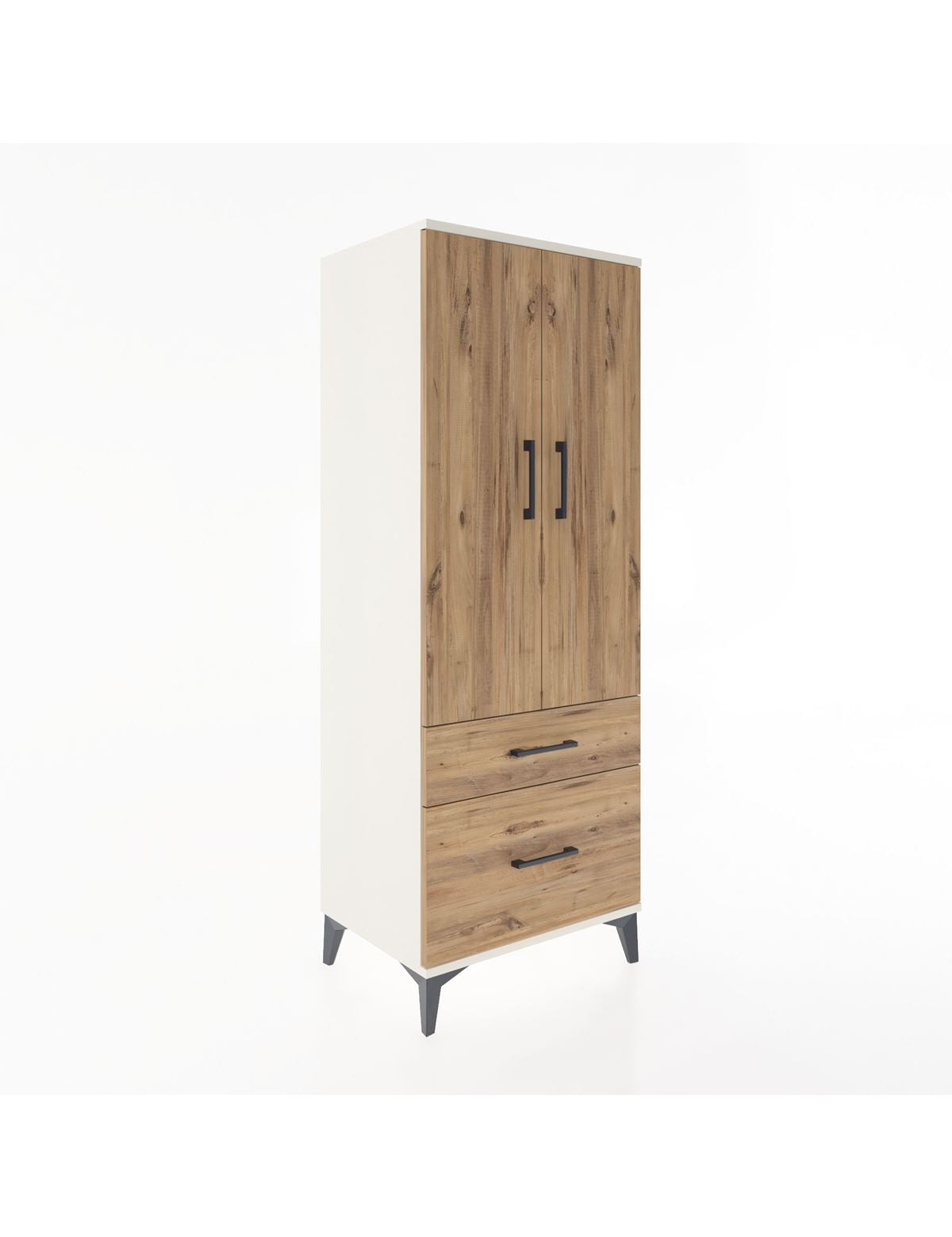 Hyperion Dolap 3 Raflı 2 Çekmeceli 2 Kapaklı 60x44x163 - S53M013V3B