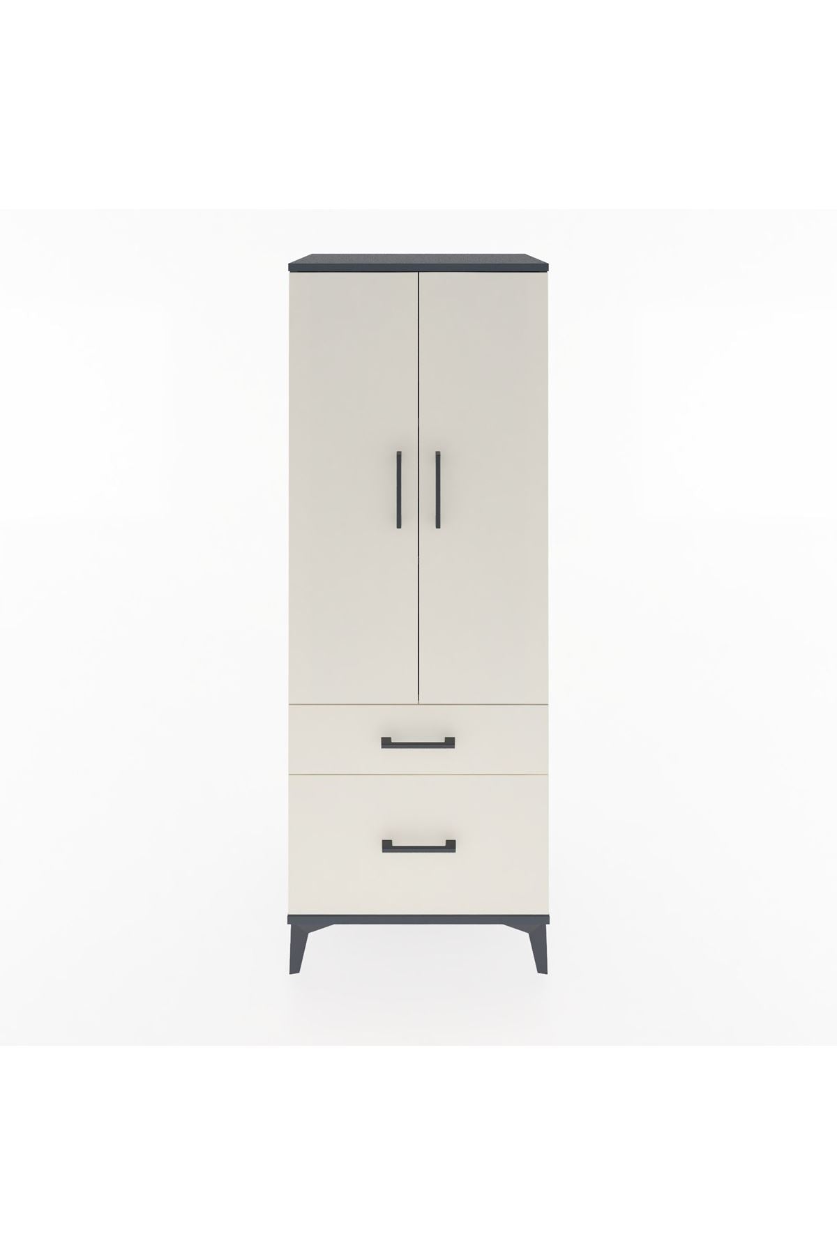 Hyperion Dolap 3 Raflı 2 Çekmeceli 2 Kapaklı 60x44x163 - S53M013V4B