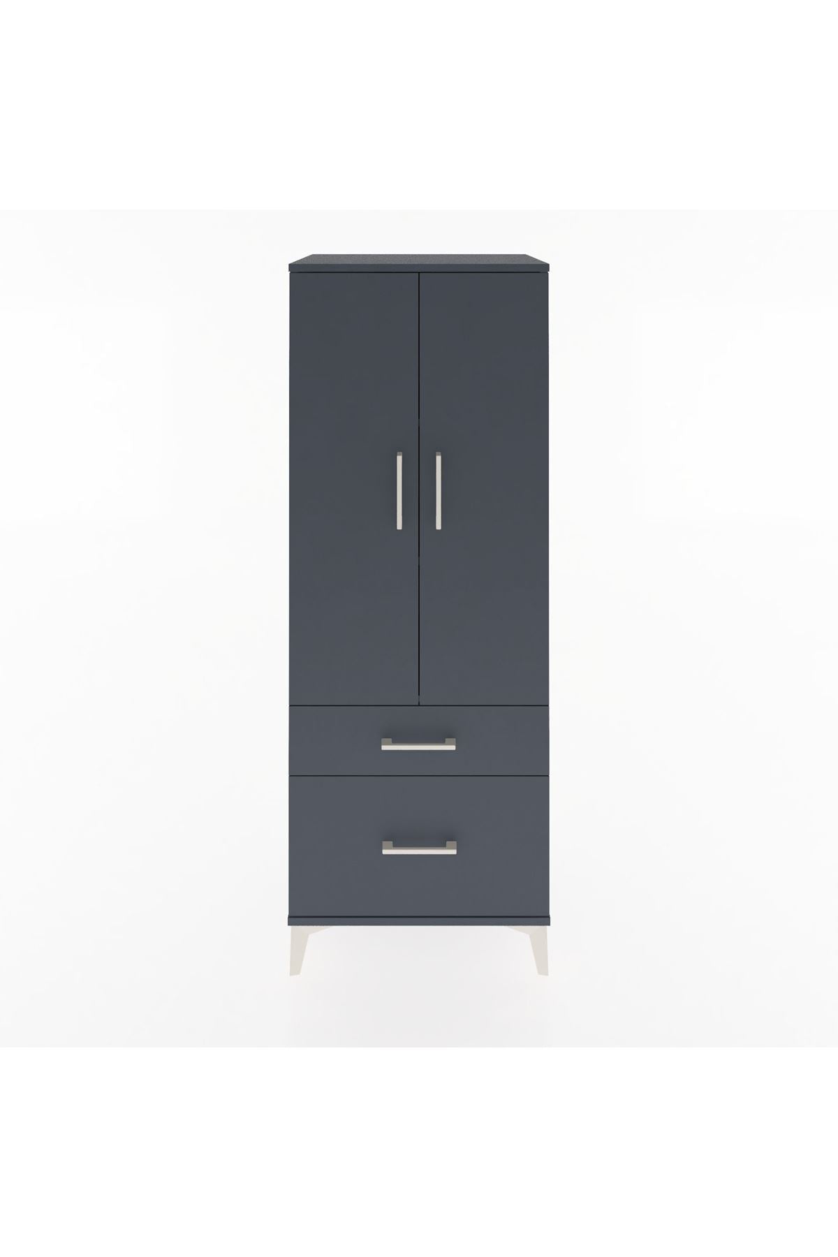 Hyperion Dolap 3 Raflı 2 Çekmeceli 2 Kapaklı 60x44x163 - S53M013V5B